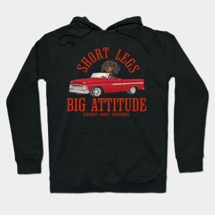 Dachshund-Short Legs, Big attitude Hoodie